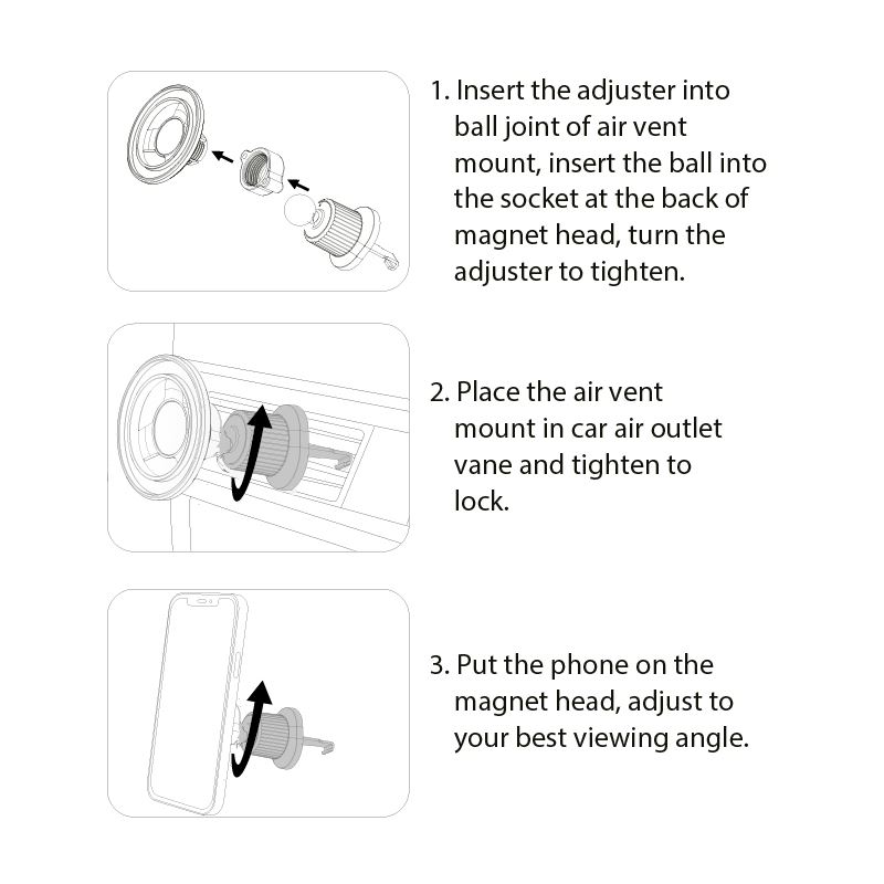 Mobile Origin CA10 mágneses autós telefontartó-19