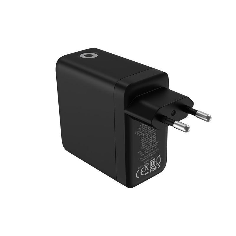 Mobile Origin PW21 140W GaN hálózati töltő kijelzővel, fekete-4