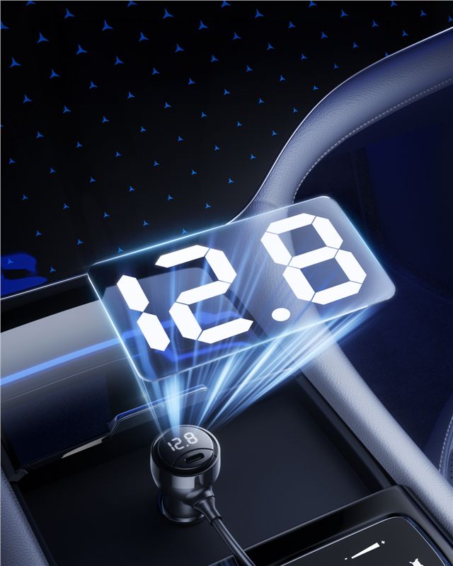 Mobile Origin CA23 75 W-os 5 az 1-ben autós töltő, fekete-10