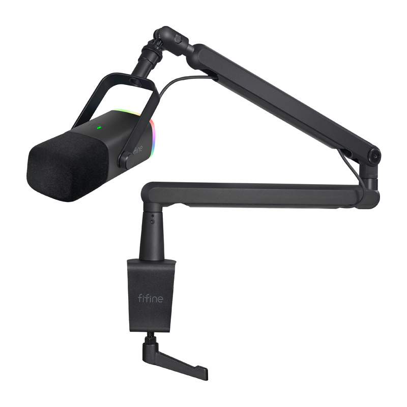 Fifine TAM8 fekete dinamikus USB/XLR mikrofon-0