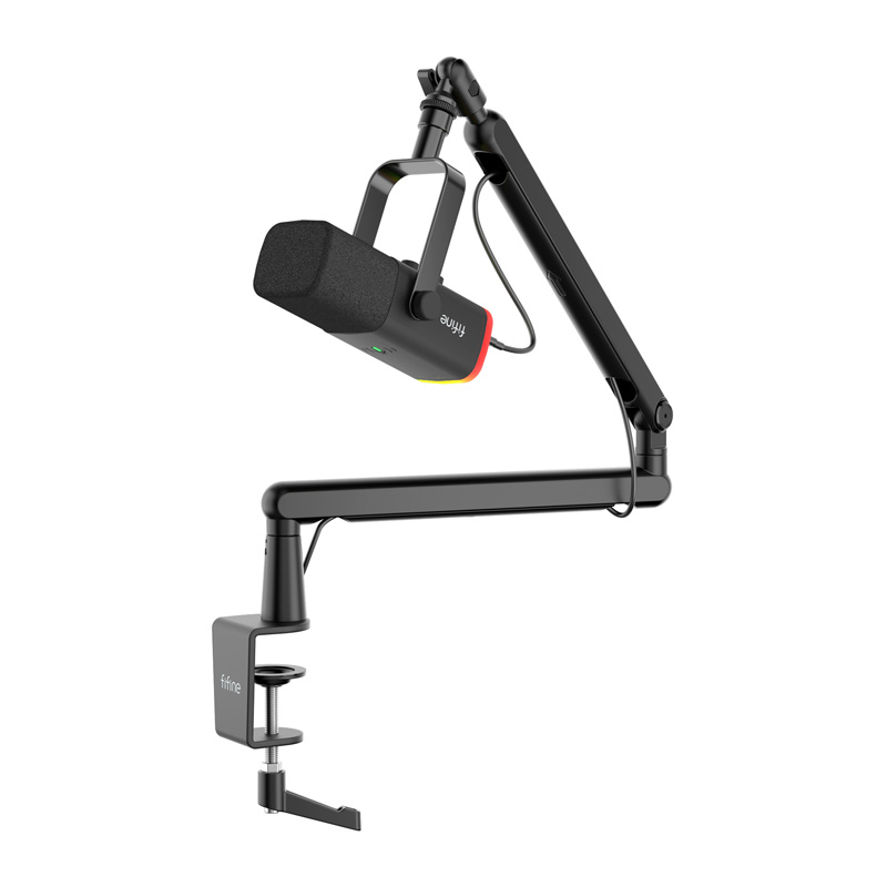 Fifine TAM8 fekete dinamikus USB/XLR mikrofon-8
