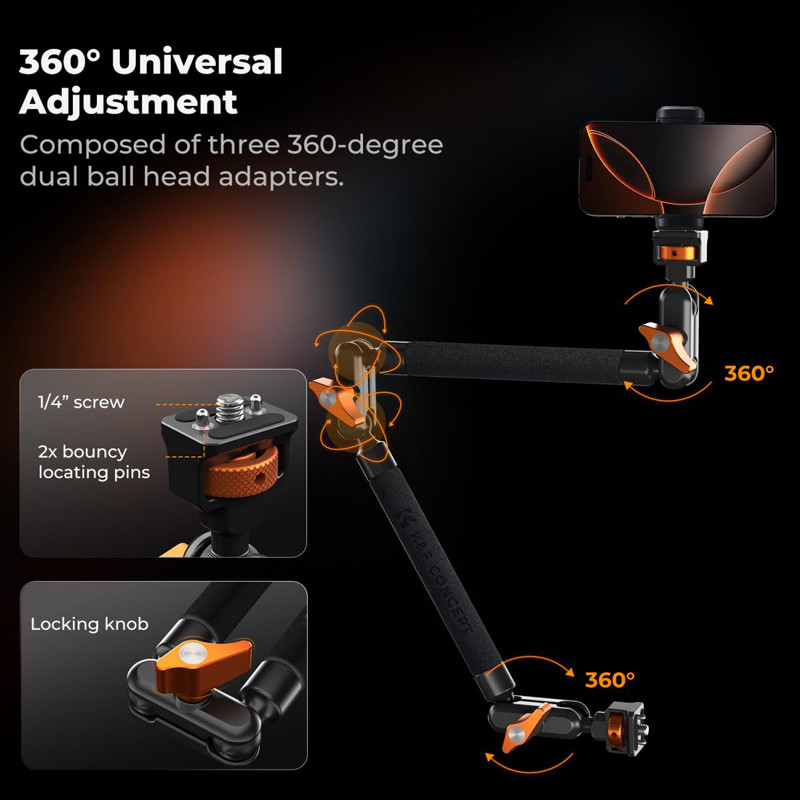 K&F Concept MS63 55 cm Magic arm kar szett-1