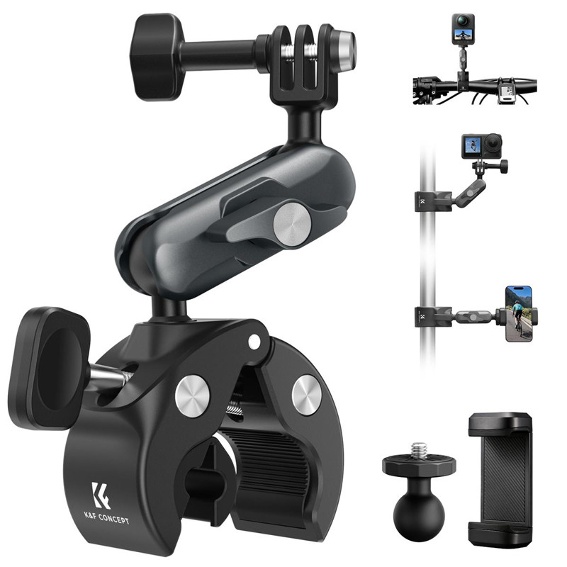 K&F Concept MS-100 univerzális Crab Clamp rögzítőbilincs-0