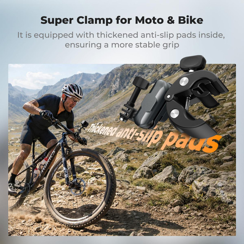 K&F Concept MS-100 univerzális Crab Clamp rögzítőbilincs-3