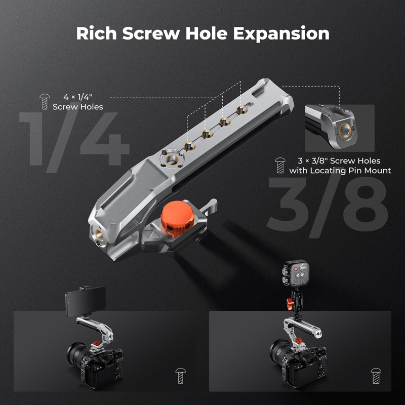 K&F Concept könnyű, kihúzható felső kameramarkolat-3