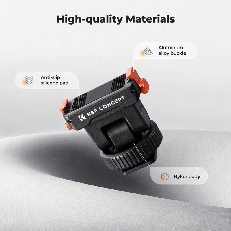 K&F Concept műanyag vakupapucs adapter mágneses rögzítéssel DJI Osmo Action 6 és Osmo Nano kamerához-4