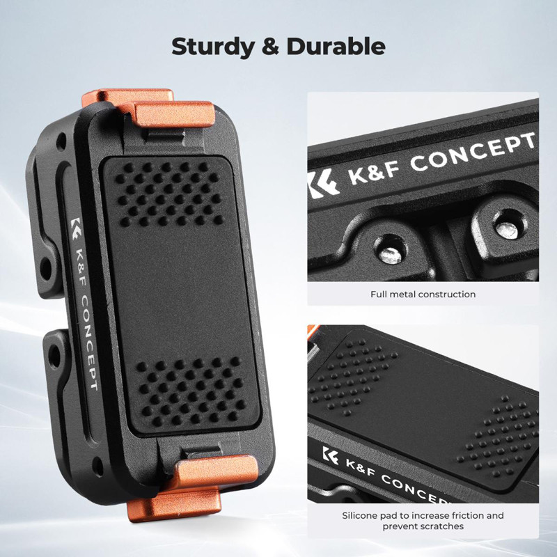 K&F Concept alumínium mágneses összecsukható gyorskioldó DJI Osmo Action 6 kamerához-4
