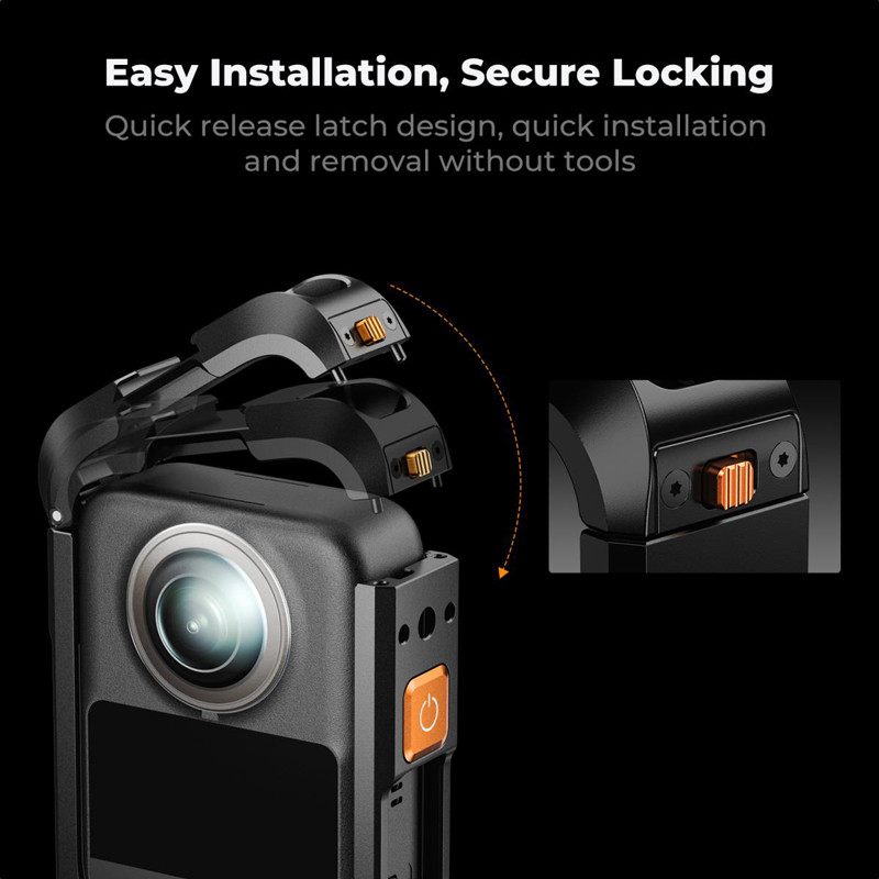 K&F Concept fém kamera cage DJI Osmo 360 kamerához-4