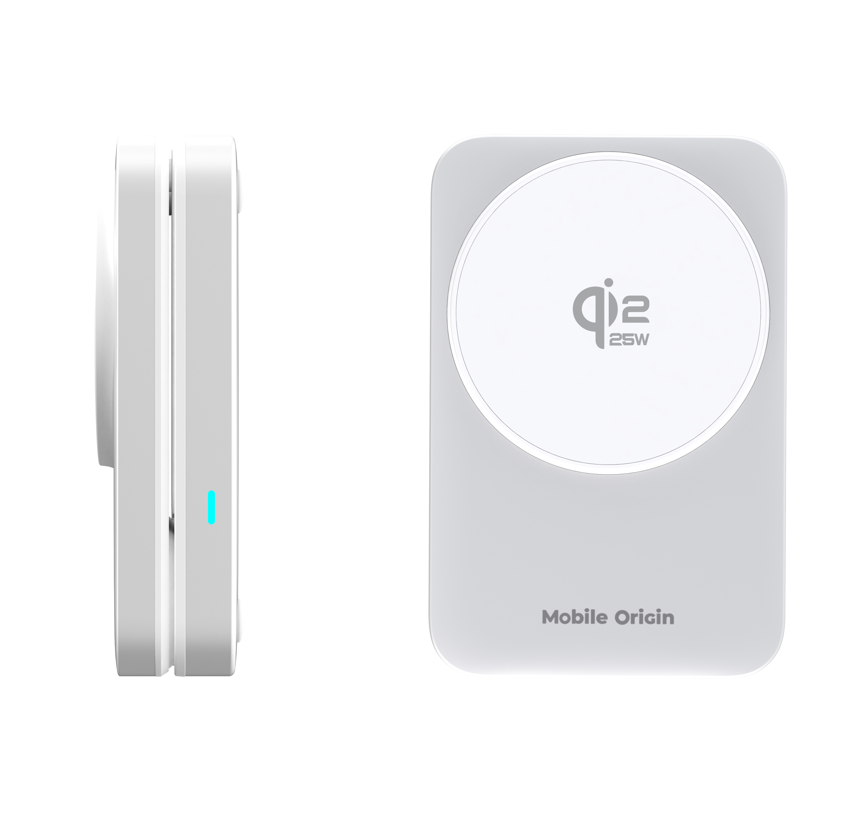 Mobile Origin PW35 összecsukható 3 az 1-ben Qi2 25 W-os töltőállvány, ezüst, MagSafe-kompatibilis-7