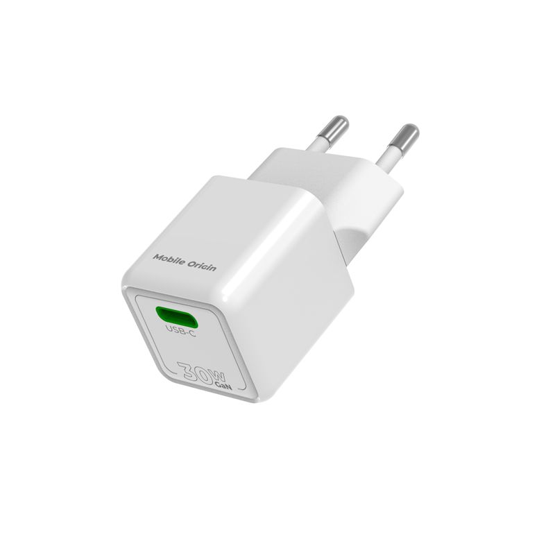 Mobile Origin PW23 30W-os mini USB-C hálózati töltő, fehér-5