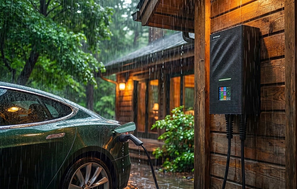 BESEN SQW45-BC-22KW-APP elektromosautó töltő, 22 kW Type-2-5