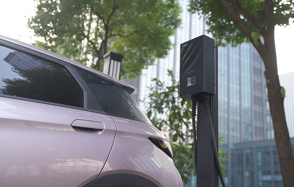 BESEN SQW45-BC-22KW-APP elektromosautó töltő, 22 kW Type-2-7