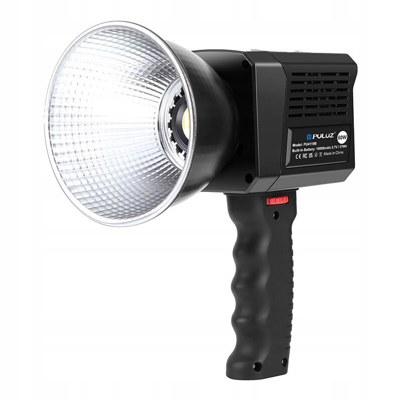 PULUZ 60W stúdió videólámpa, 2500K–6500K két színhőmérsékletű (fekete) PU4119B-0