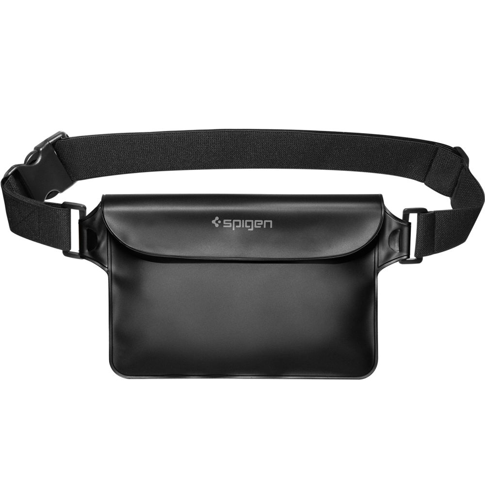 Spigen A621 Fekete Aqua Shield vízálló derék táska + vízálló tok-6