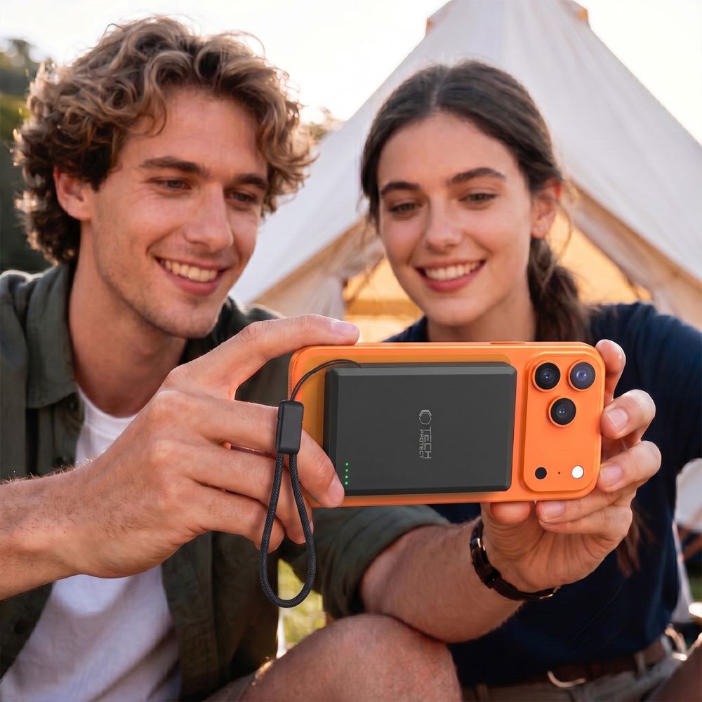 Tech-Protect PB40 LifeMag MagSafe mágneses külső akkumulátor 10000 mAh 25W Qi2.2 fekete-4