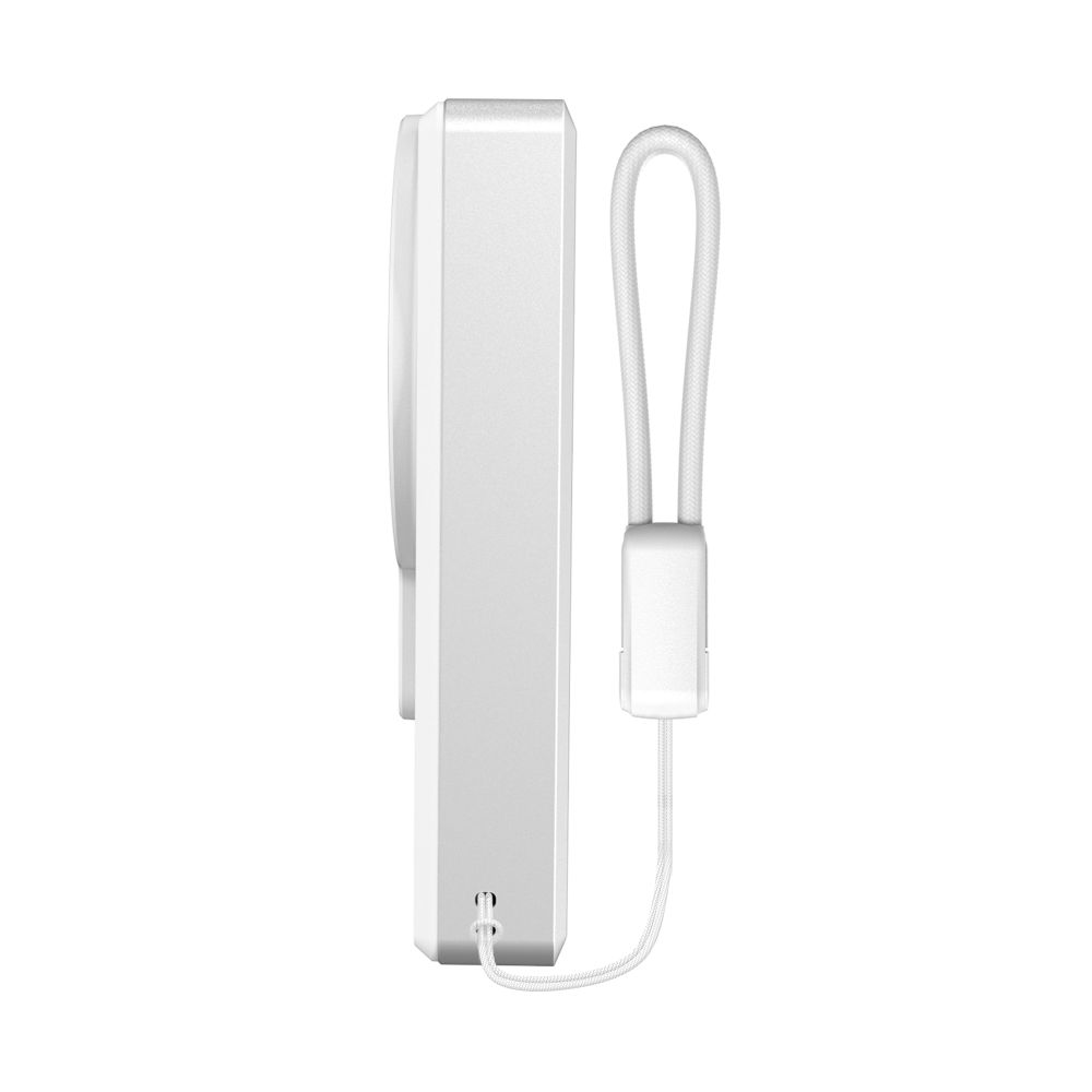 Tech-Protect PB40 LifeMag MagSafe külső akkumulátor 10000 mAh 25 W Qi2.2 fehér-ezüst-3
