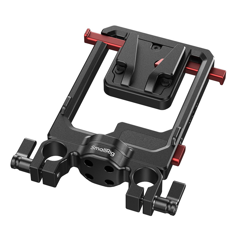 SmallRig 6273 forgatható V-Mount akkumulátor adapterlap dupla V-Lock rögzítéssel és 15 mm-es rúdbilinccsel-1