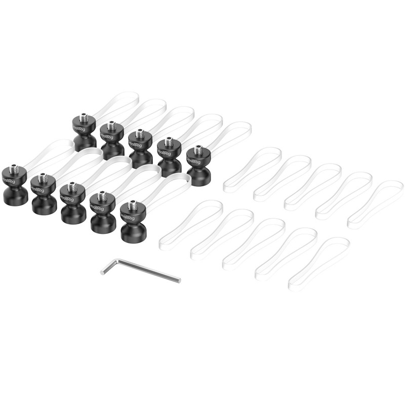 Smallrig 6527 kábelrögzítő bilincs, fekete, 10 db-2