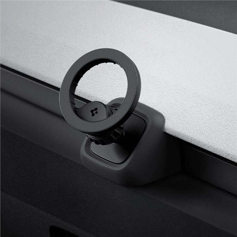 Spigen Tesla Airvent MagSafe TAM100 szellőzőrácsos telefontartó, fekete – Tesla Model 3 (2024–2026) / Model Y Juniper (2025–2026)-4