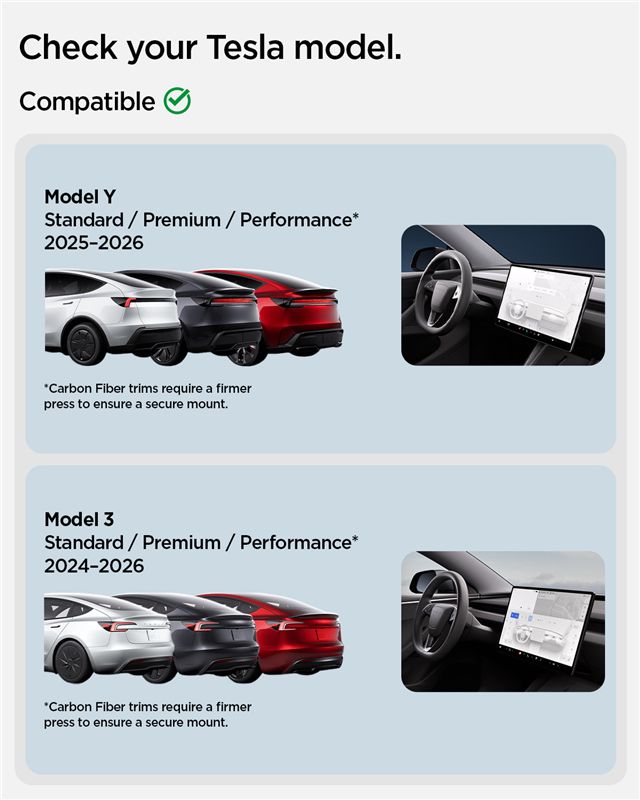 Spigen Tesla Airvent MagSafe TAM100 szellőzőrácsos telefontartó, fekete – Tesla Model 3 (2024–2026) / Model Y Juniper (2025–2026)-1