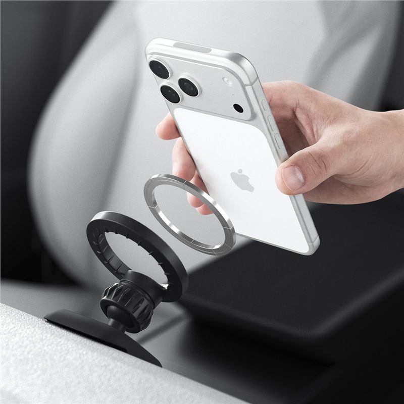 Spigen Tesla Airvent MagSafe TAM100 szellőzőrácsos telefontartó, fekete – Tesla Model 3 (2024–2026) / Model Y Juniper (2025–2026)-15