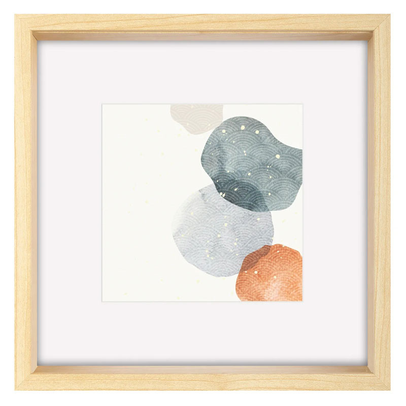 Walther Shape 3D fa képkeret 50x50cm natúr-0