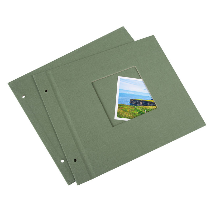 Goldbuch DIY Fotóalbum Bella Vista Pasztell Zöld vászon borító 30x26-0