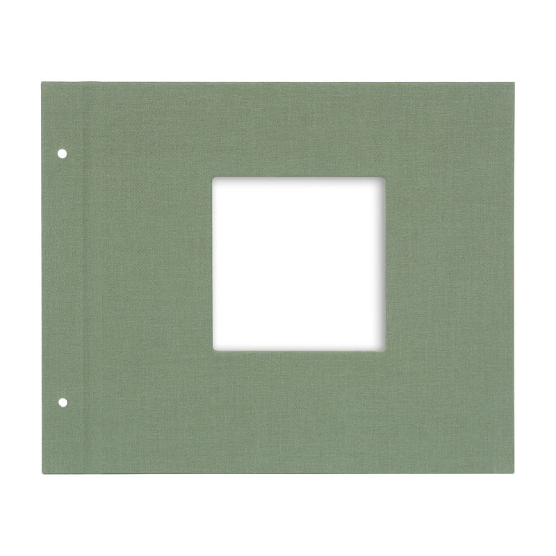 Goldbuch DIY Fotóalbum Bella Vista Pasztell Zöld vászon borító 30x26-3
