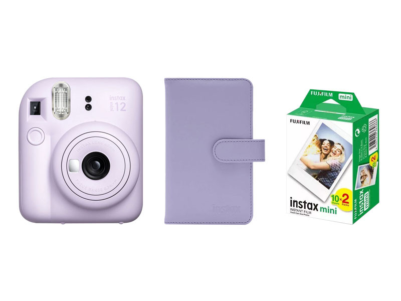 Fujifilm Instax Mini 12 Lilac Purple csomag-0