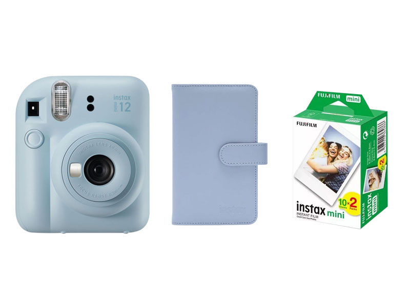 Fujifilm Instax Mini 12 Pastel Blue csomag-0