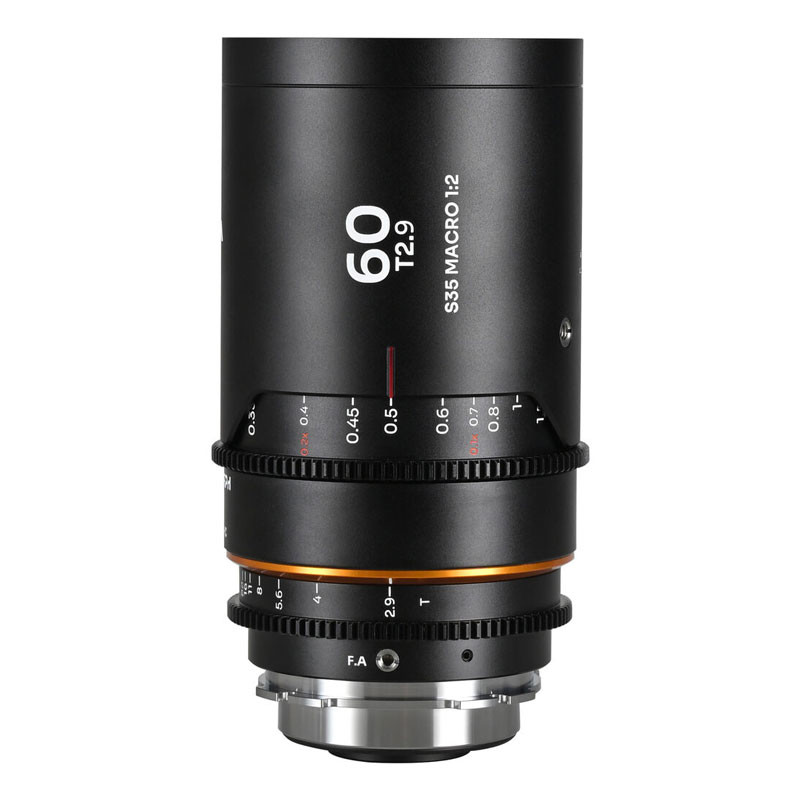 Laowa Nanomorph 60mm T2.9 1.5X S35 Macro 1:2 (Amber) ARRI PL + EF-0