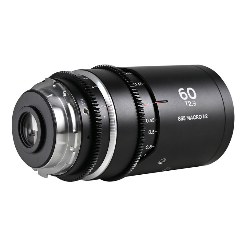 Laowa Nanomorph 60mm T2.9 1.5X S35 Macro 1:2 (Silver) ARRI PL + EF-1