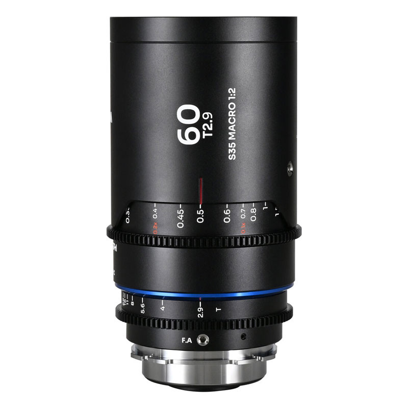 Laowa Nanomorph 60mm T2.9 1.5X S35 Macro 1:2 (Blue) ARRI PL + EF-0