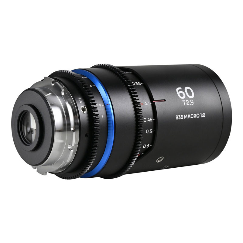 Laowa Nanomorph 60mm T2.9 1.5X S35 Macro 1:2 (Blue) ARRI PL + EF-1