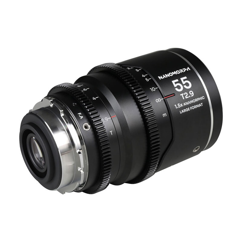 Laowa Nanomorph LF 55mm T2.9 1.5X (Silver) ARRI PL + EF-1