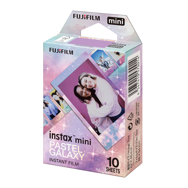 Fujifilm Instax Mini fényes instant film, Pastel Galaxy (10 darabos csomag)-1