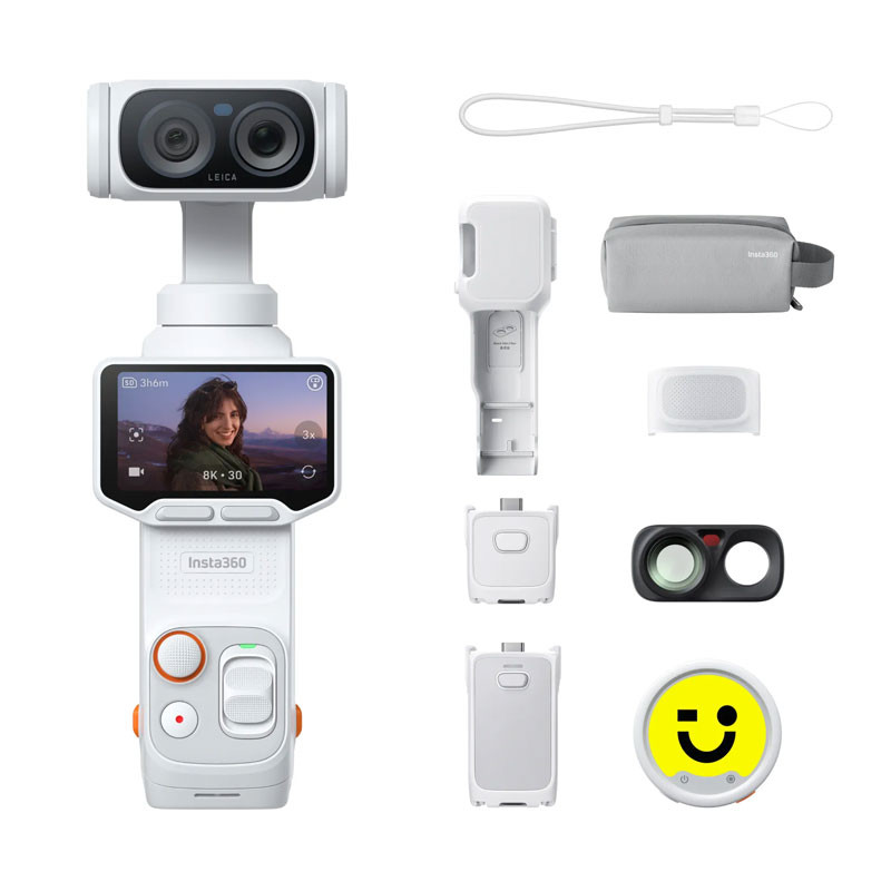 Insta360 Luna Ultra akciókamera Creator Bundle (fehér)-5