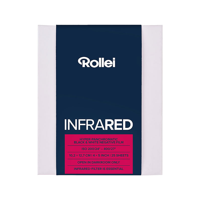 Rollei Infrared 10x12 cm fekete-fehér negatív síkfilm, 25 lapos csomag-0