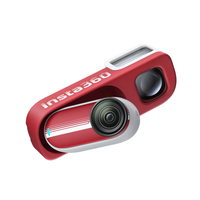 Insta360 GO 3S Retro Bundle Special Edition 128 GB akciókamera (Piros)-8