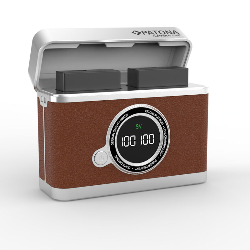 Patona Platinum Retro Dual töltő tok Sony NP-FZ100-hoz (USB-C)-2