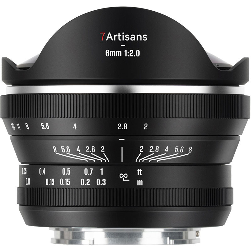 7Artisans 6mm F2.0 objektív (Sony E bajonett)-0