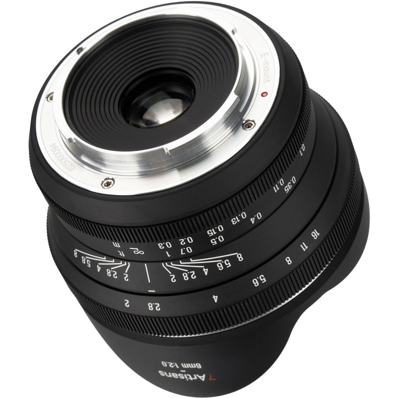 7Artisans 6mm F2.0 objektív (Sony E bajonett)-2
