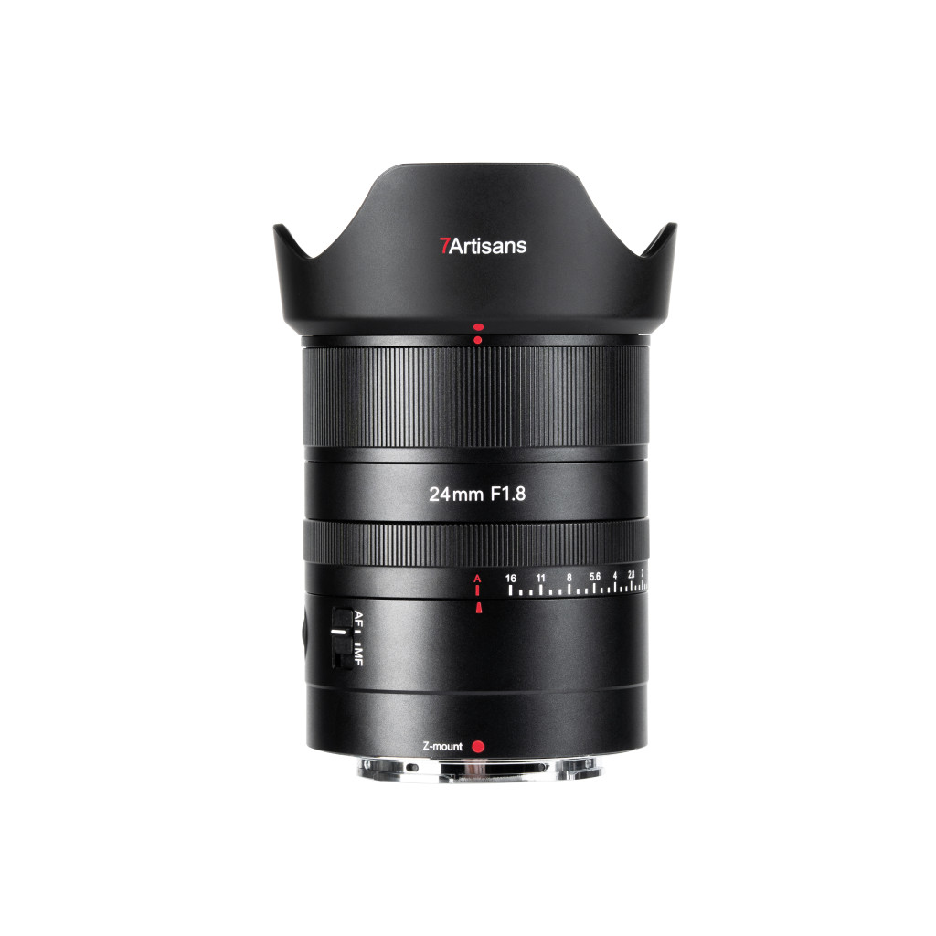 7Artisans AF 24mm F1.8 objektív (Nikon Z bajonett) fekete-0