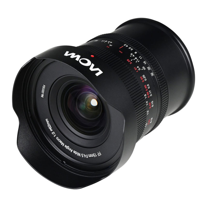 Laowa 15mm f/4.5 0.5X Wide Angle Macro objektív (Manual Aperture) - Leica L-1