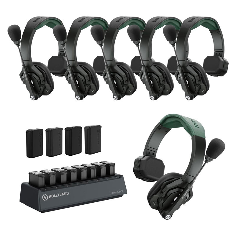 Hollyland Solidcom Se Pro 6 Person Noise Cancelling Headset Intercom-0