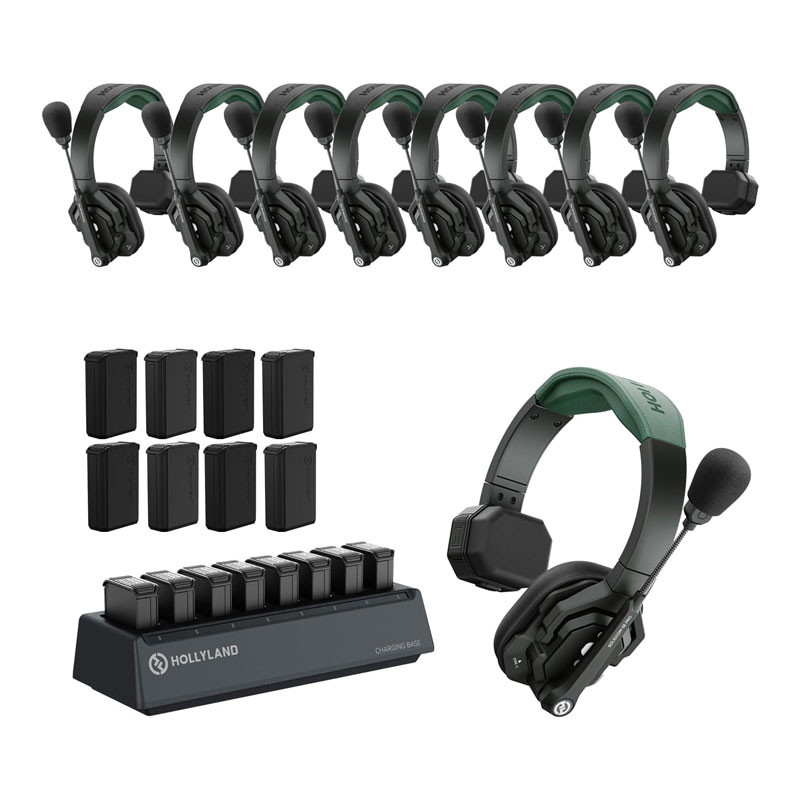 Hollyland Solidcom Se Pro 9 Person Noise Cancelling Headset Intercom-0