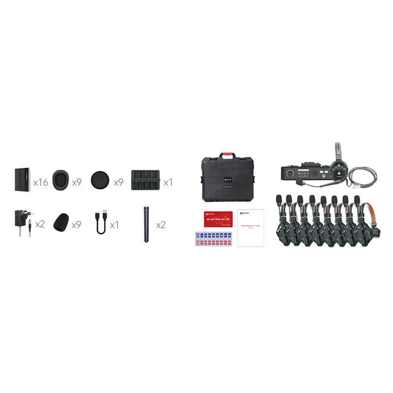Hollyland Solidcom C1 Pro Wireless Intercom System with 8 ENC Headset (+HUB Station)-1