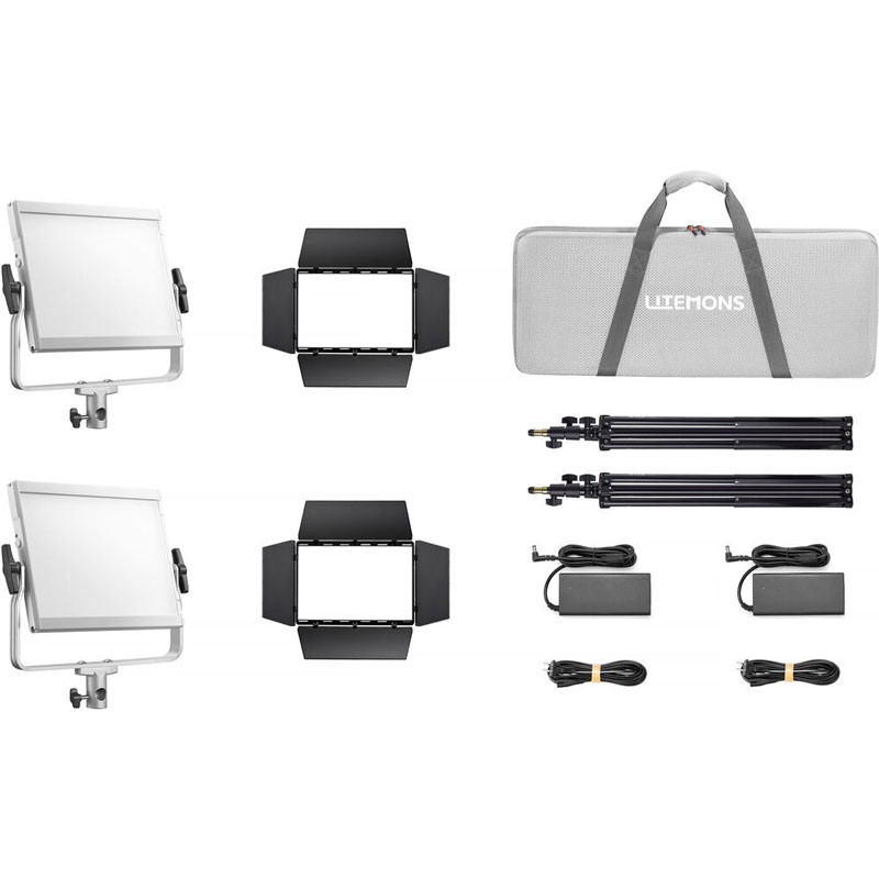Godox LP1200BI Litemons BI-Color 2 lámpa kit-0