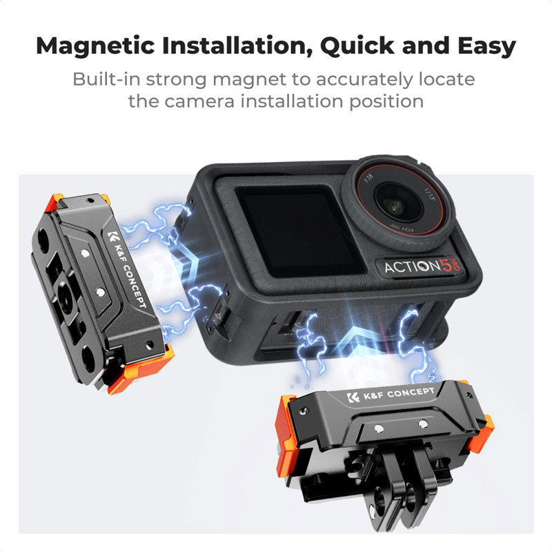 K&F Concept DJI Action 3/4/5 Pro mágneses rögzítő adapter-1