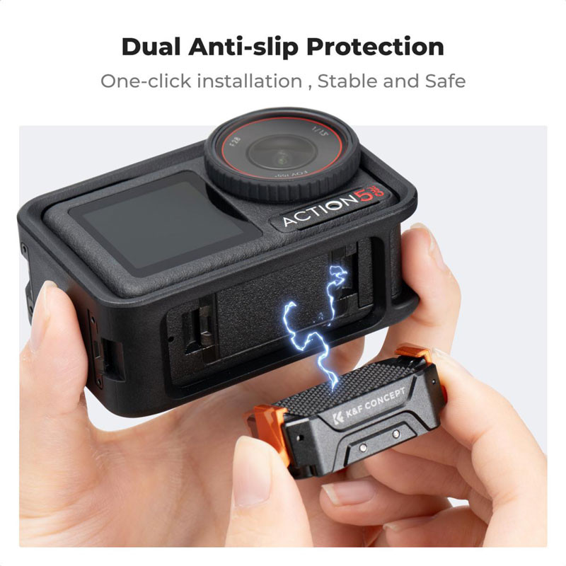 K&F Concept DJI Action 3/4/5 Pro mágneses rögzítő adapter-2